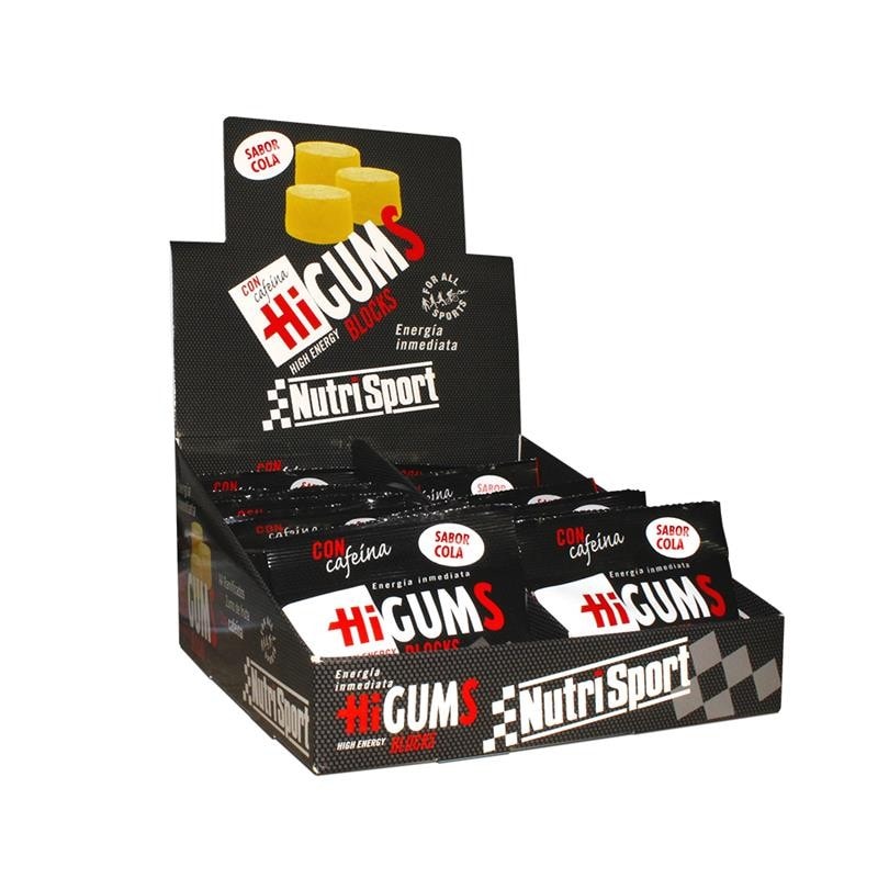 Nutrisport Higums Blocks Cafeína Cola 20 Bolsitas - Image 1