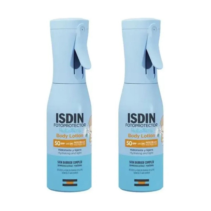 Fotoprotector Isdin Pediatrics Pistola Spray Niños SPF50 250ml + 250ml Duplo Promoción - Image 1
