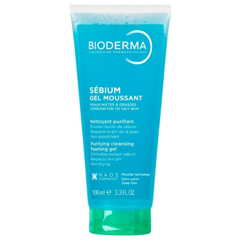 Bioderma Sebium Gel Moussant Detergente Purificante 100 ml - Image 1