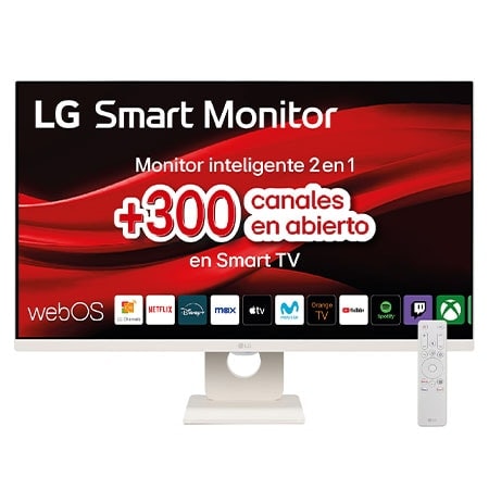 Monitor Smart LG, 27", webOS 23, IPS, FHD (1920x1080) - 27U511SAX-W.OBSPTO - Image 1