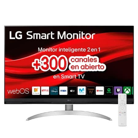 Outlet LG MyView Smart Monitor webOS 22, diag. 80cm, 4K UHD (3840x2160), DCI-P3 90%, HDMI 2.1 - 32SQ700S-W.OUTLET