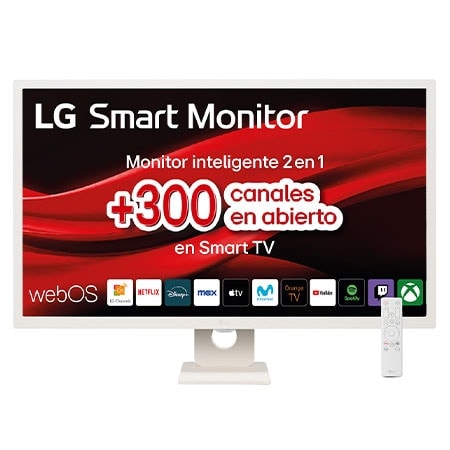 Outlet Monitor Smart LG, 32", webOS 23, IPS, FHD (1920x1080) - 32SR50F-W.OUTLET - Image 1
