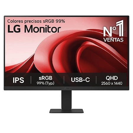 Monitor LG 24'', QHD, IPS, 100 hz, USB-C - 24U631A-B - Image 1