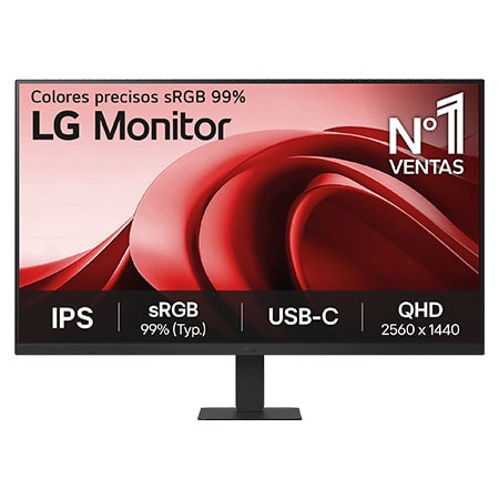 Monitor LG 32'', QHD, IPS, 100 hz, USB-C - 32U631A-B - Image 1
