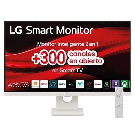 Monitor Smart LG, 27", webOS 24, IPS, 4K UHD (3840x2160) - 27U731SAX-W.OBSPTO - Image 1