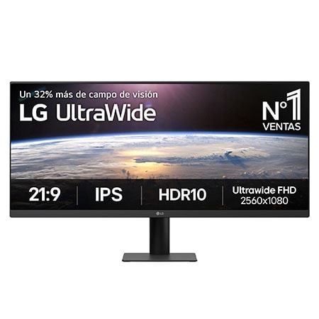 Monitor LG UltraWide 29'', IPS, UWFHD, 100 Hz, Negro - 29U511AX-B.OBSPTO - Image 1